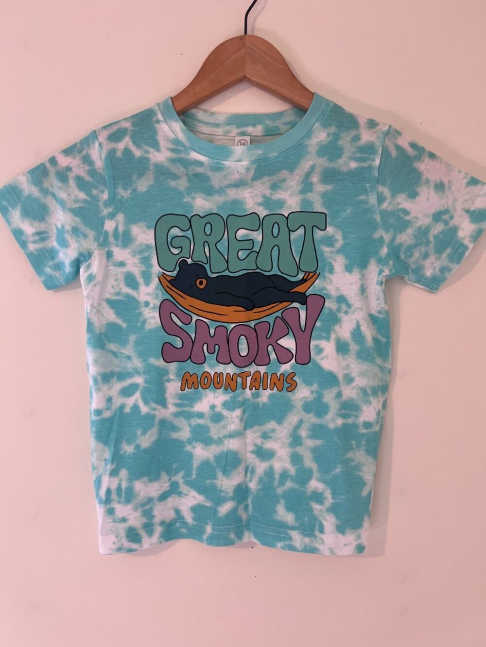 New Kids Tie Dye Smokey Mountain T-Shirt